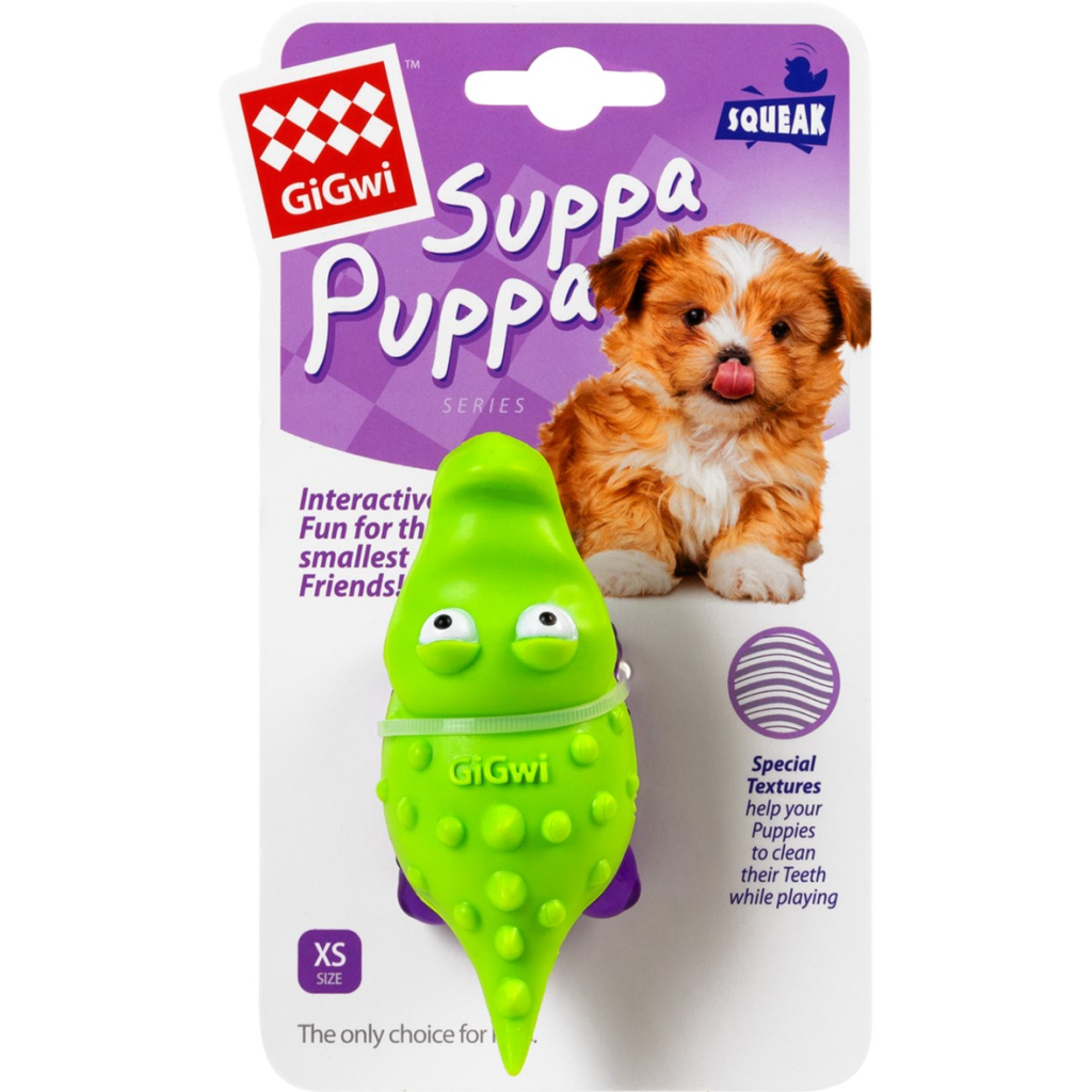 Іграшка для собак GiGwi Suppa Puppa Крокодильчик з пискавкою 9 см (75007) - зображення 2