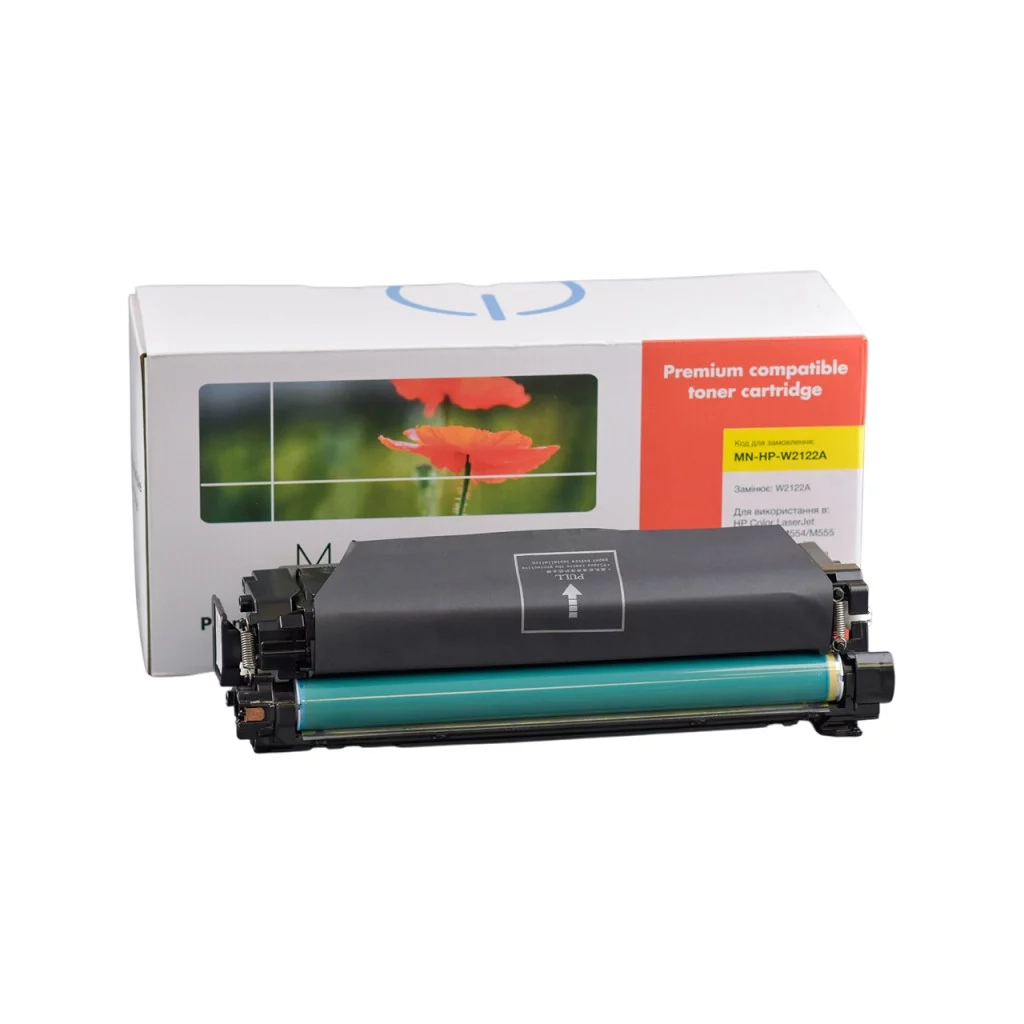 Картридж Makkon HP W2122A (212A) для CLJ M554/M555/M578 yellow (MN-HP-W2122A) - зображення 1