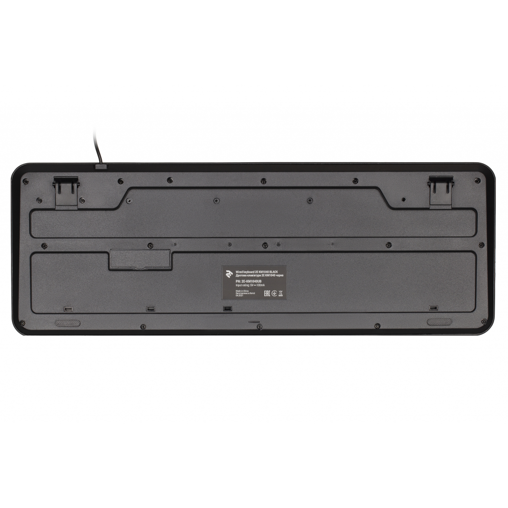 Клавіатура 2E KM1040 USB Black (2E-KM1040UB) - зображення 7
