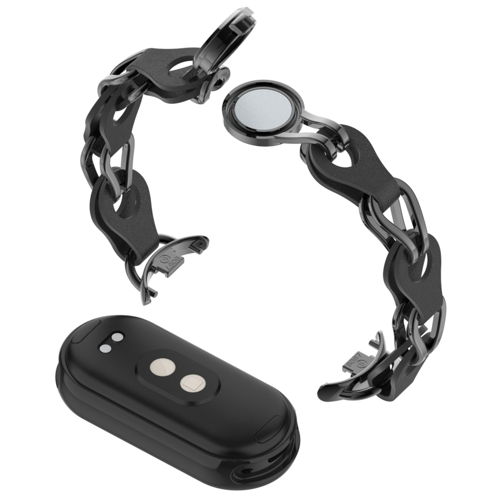 Ремінець до фітнес браслета Armorstandart Chain Wristband для Xiaomi Smart Band 10/9/8 Black (ARM86887) - зображення 3
