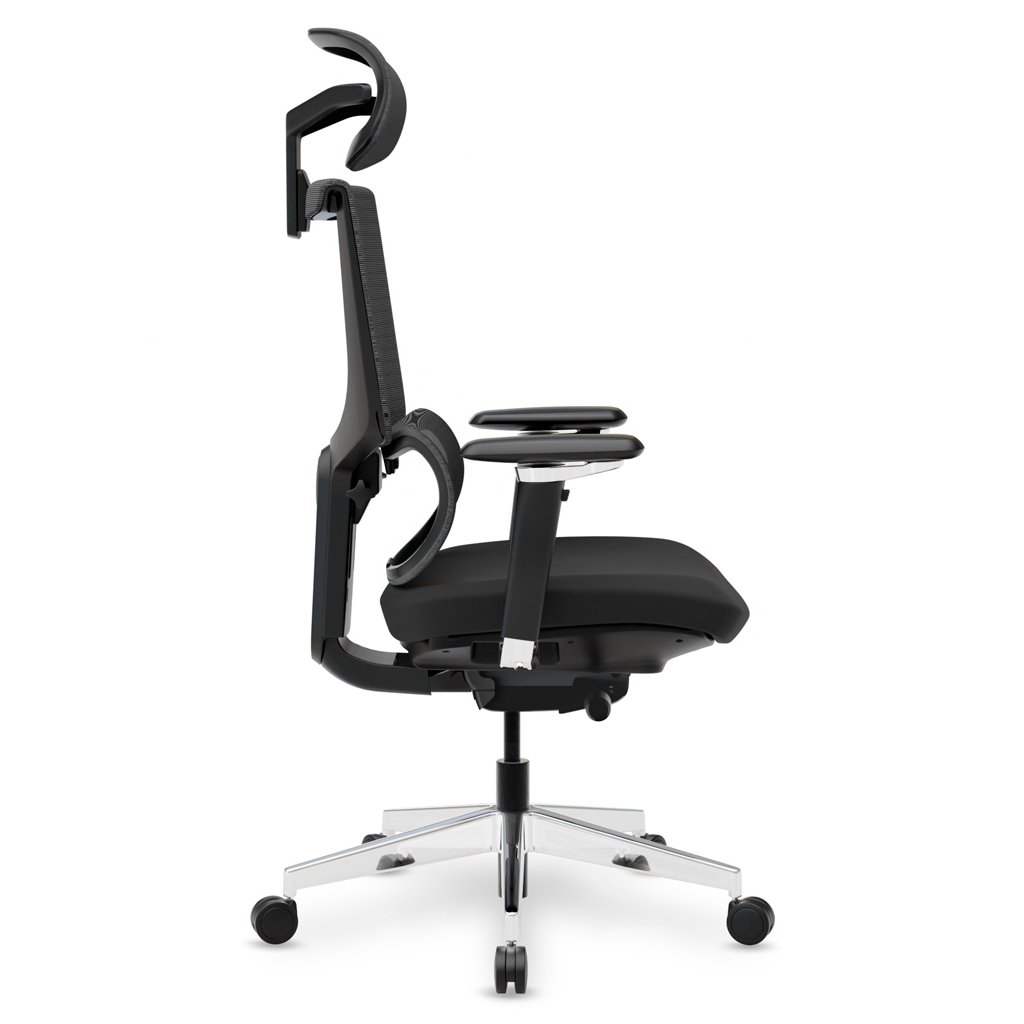 Офісне крісло Mealux S8 Air Fabric Black (HF-S8P F/B) - зображення 7