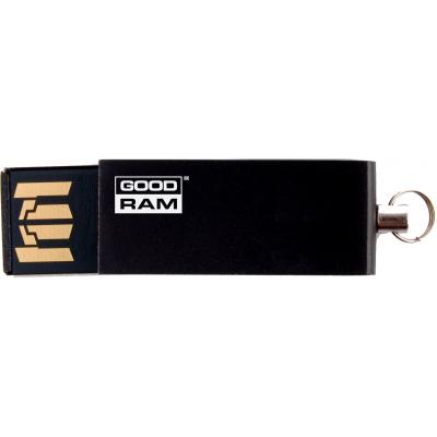 USB флеш накопичувач Goodram 32GB Cube Black USB 2.0 (UCU2-0320K0R11) - зображення 1