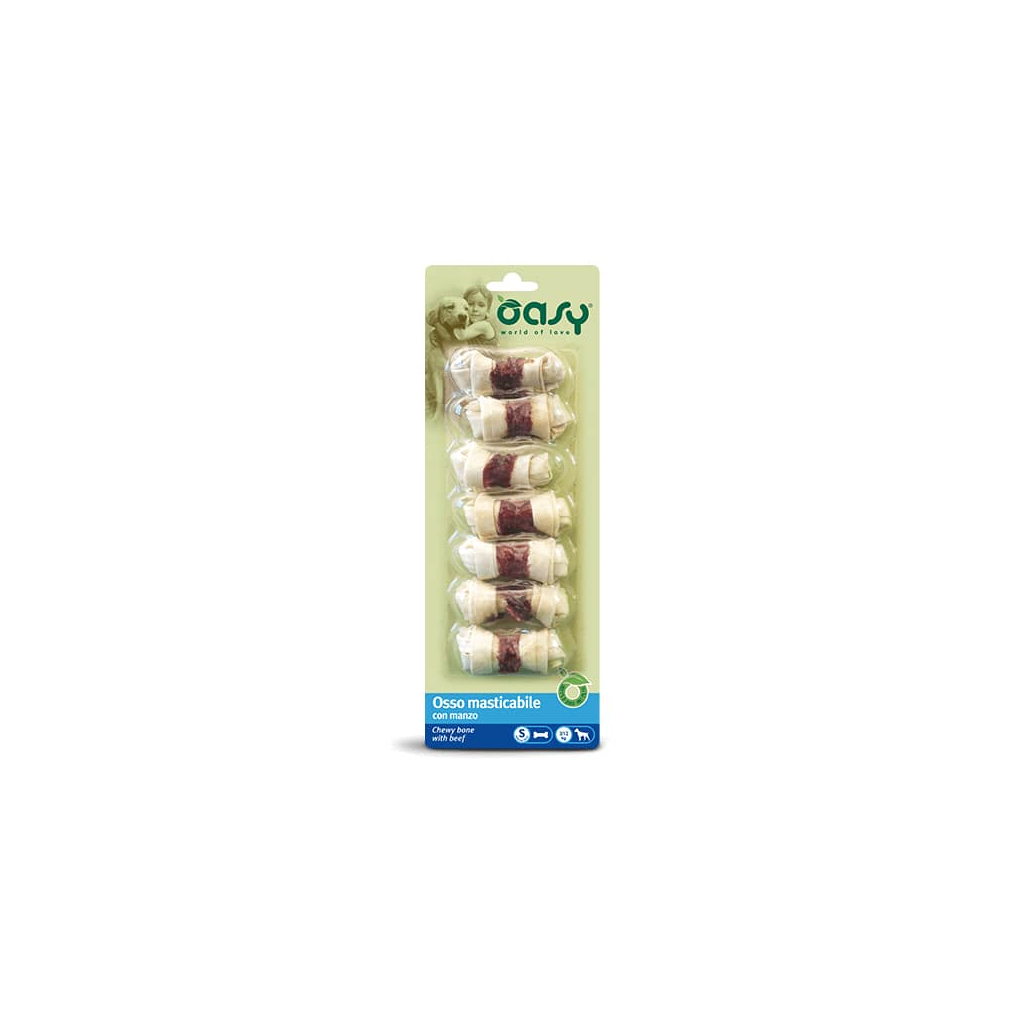 Ласощі для собак OASY Chewy Bone яловичина -S- 85 г (8053017340968) - зображення 1