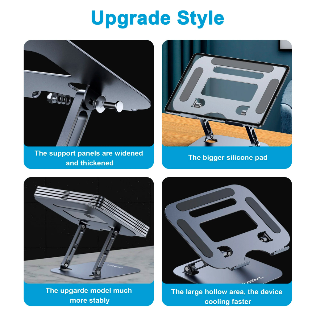 Підставка до ноутбука Choetech до 13", алюміній (H061-GY) - зображення 8