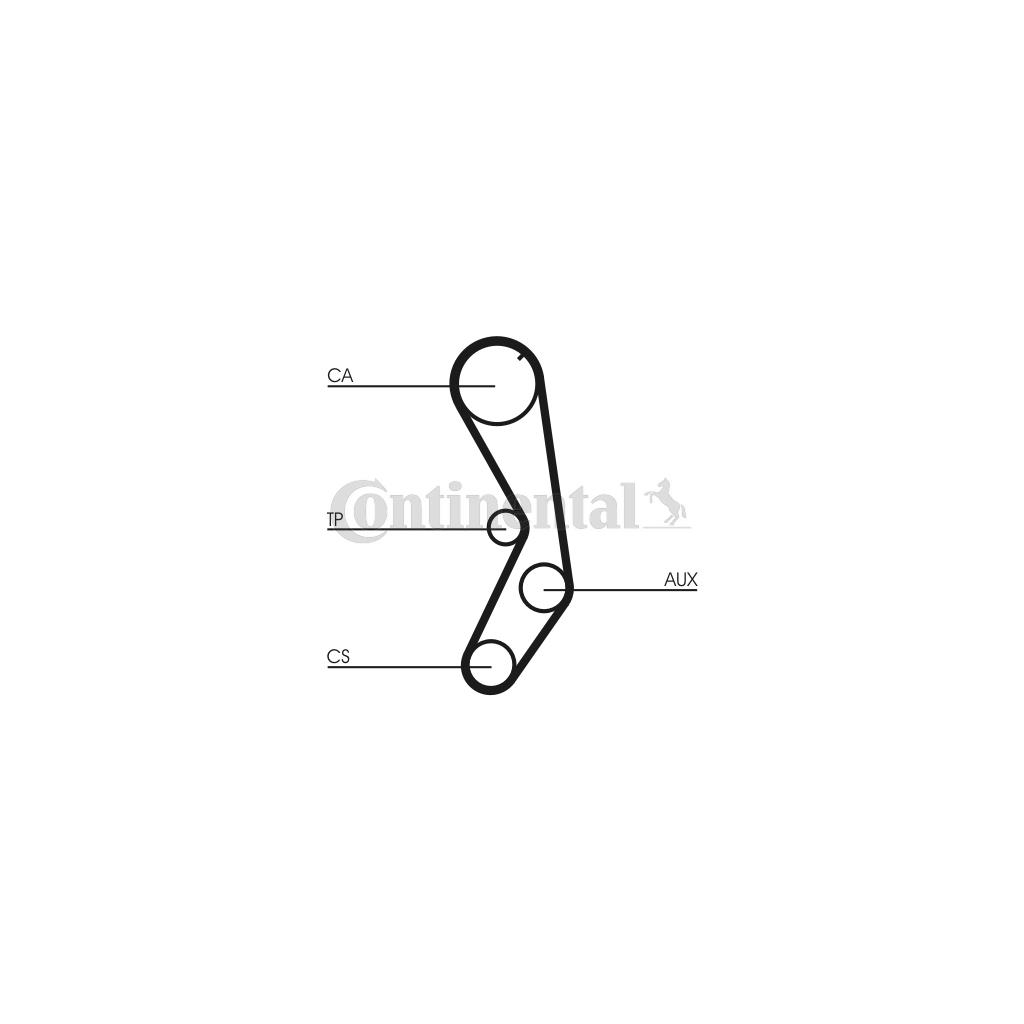 Ремінь ГРМ CONTITECH CT605 - изображение 2