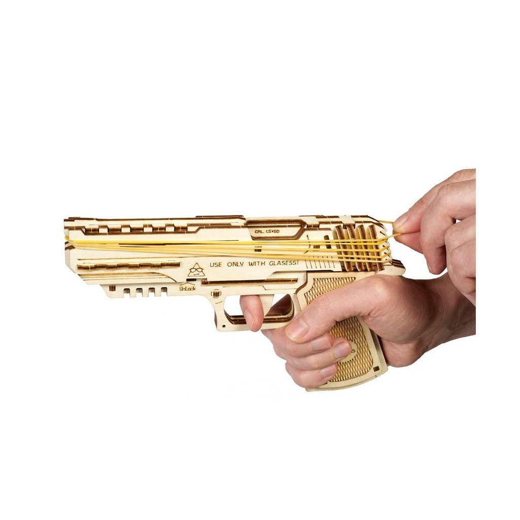 Конструктор Ugears Пістолет Вольф-01 (70047) - зображення 4