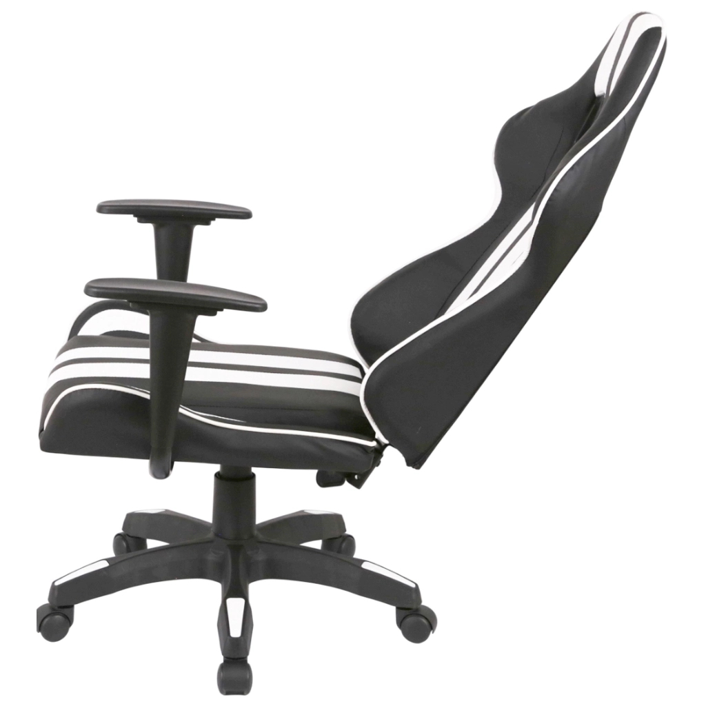 Крісло ігрове Аклас Стрік Light ANF Білий (PU-чорний/білий) (00160343) - зображення 6