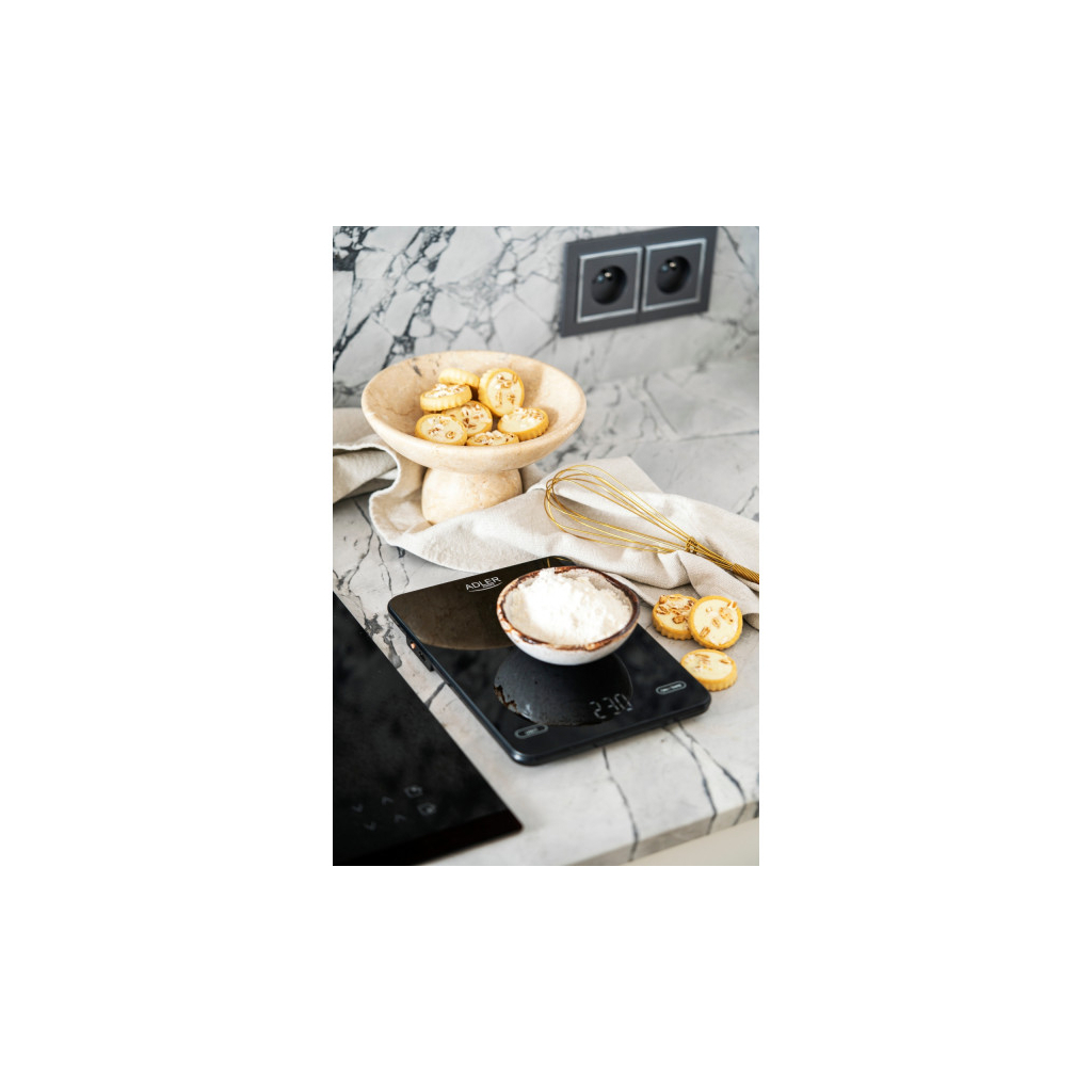Ваги кухонні Adler AD 3177 black - изображение 7