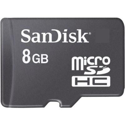 Карта пам'яті SanDisk 8Gb microSDHC class 4 (SDSDQM-008G-B35N/SDSDQM-008G-B35) - зображення 1