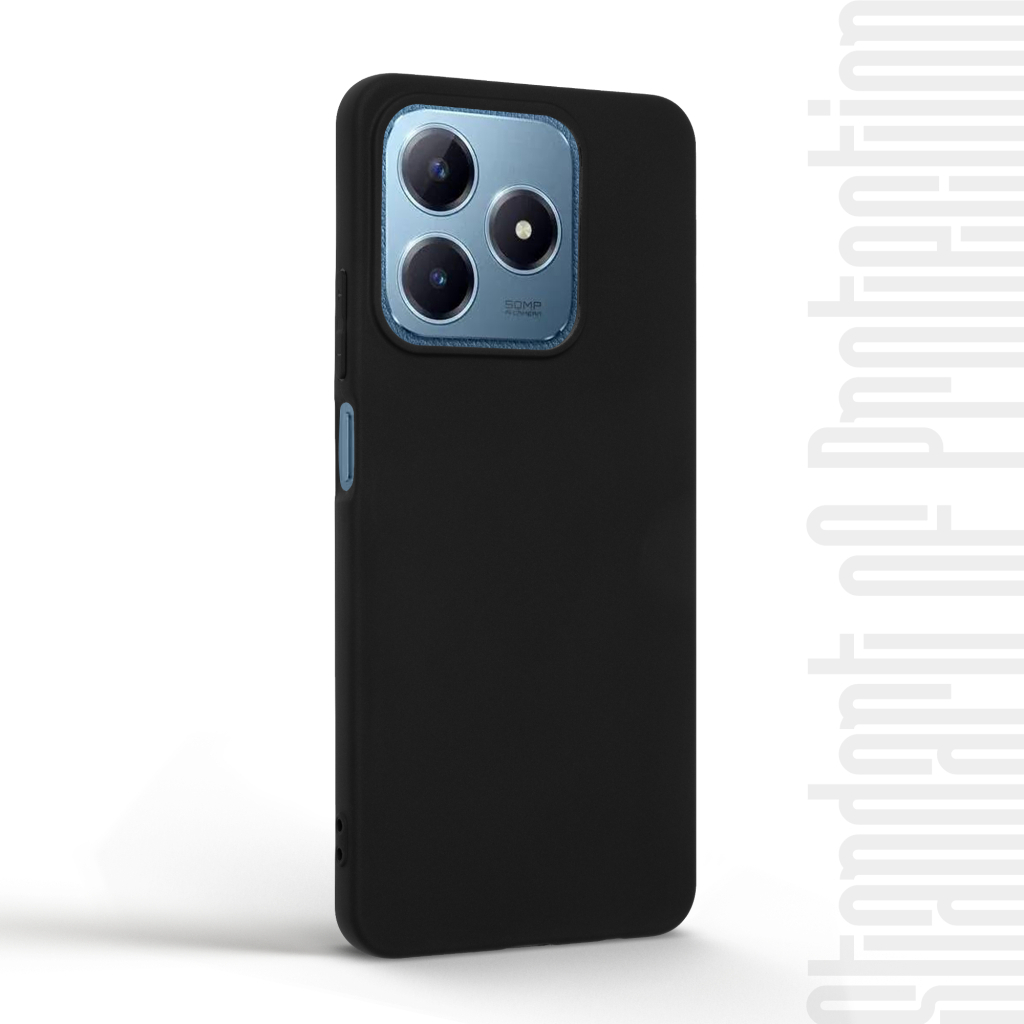 Чохол до мобільного телефона Armorstandart Matte Slim Fit Realme C63 4G / C61 4G / Note 60 4G / Note 60x 4G Black (ARM78457) - зображення 2