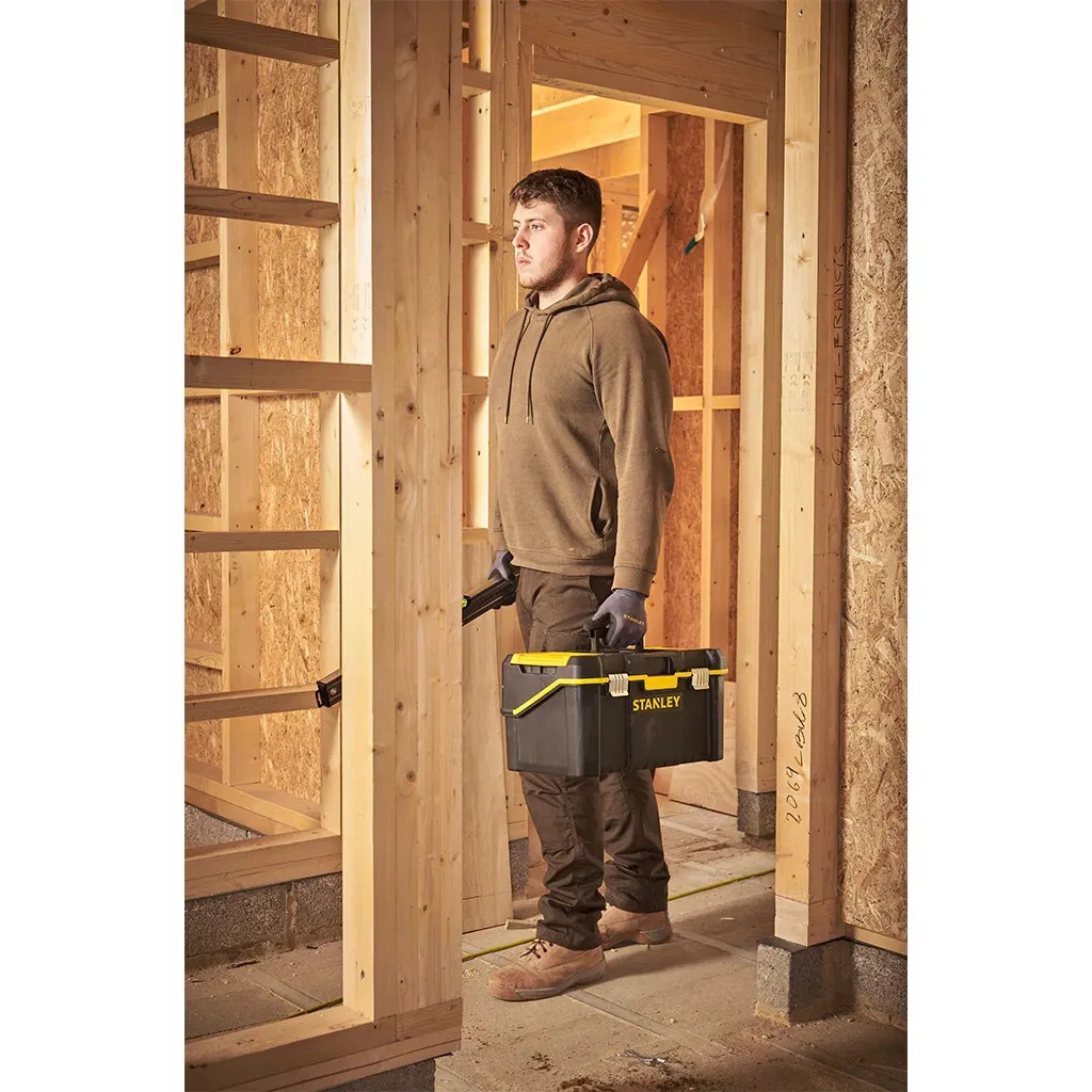 Ящик для інструментів Stanley ESSENTIAL Cantilever, 19", 490х290х250 мм, з металевими зам (STST83397-1) - зображення 8