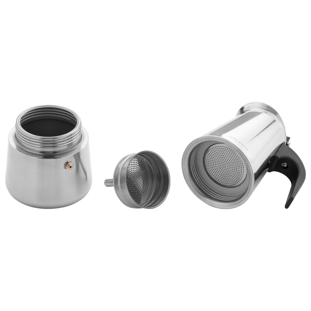 Гейзерна кавоварка Ardesto Gemini Apulia 4 чашки (AR0804SS) - изображение 9