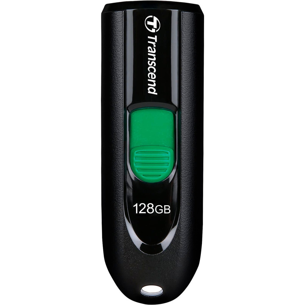 USB флеш накопичувач Transcend 128GB JetFlash 790C Black USB 3.1 (TS128GJF790C) - зображення 1