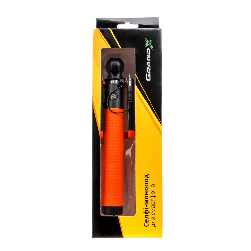 Монопод для селфі Grand-X Deluxe Click 3,5 U-крепление 180-780мм Orange (MPGDJ3CUO) - зображення 10