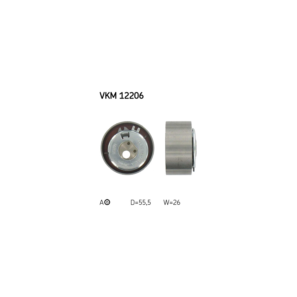 Ролик натягувача ременя SKF VKM 12206 - зображення 1