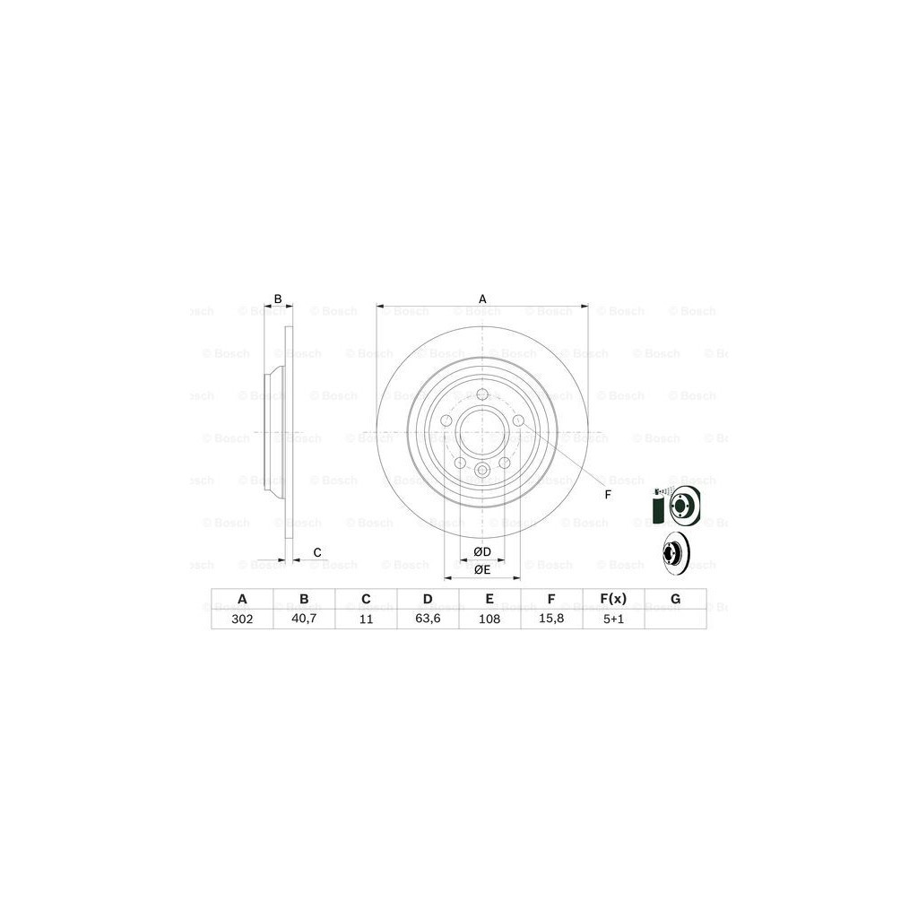 Гальмівний диск Bosch 0 986 479 397 - зображення 5