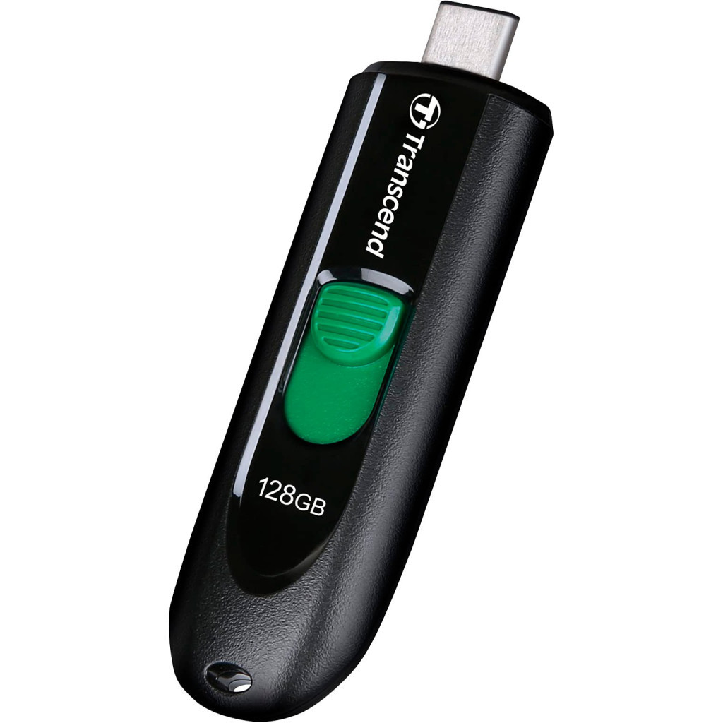 USB флеш накопичувач Transcend 128GB JetFlash 790C Black USB 3.1 (TS128GJF790C) - зображення 2