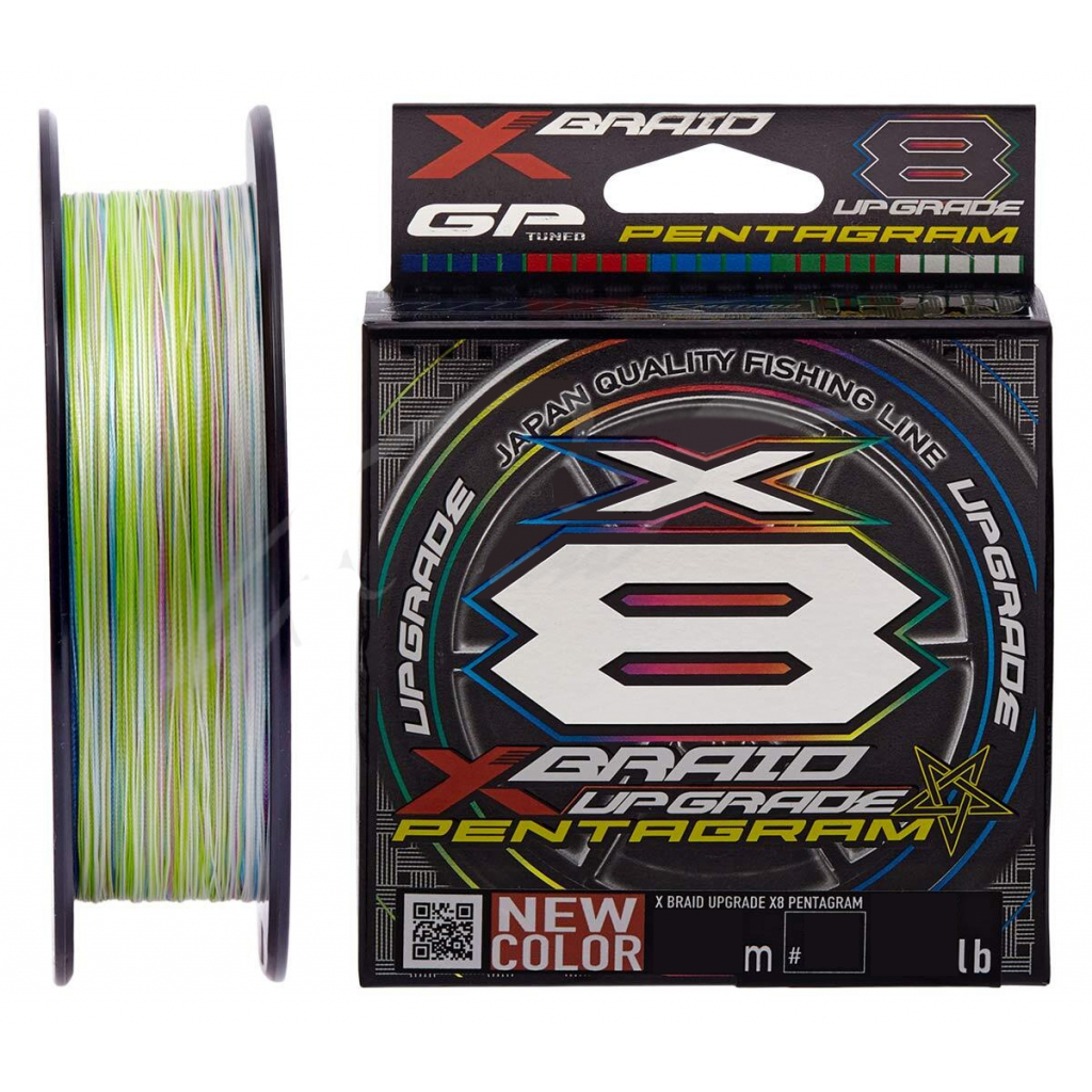 Шнур YGK X-Braid Upgrade X8 Pentagram 200m 0.8/0.148mm 16Lb/7.3kg (5545.03.83) - зображення 1