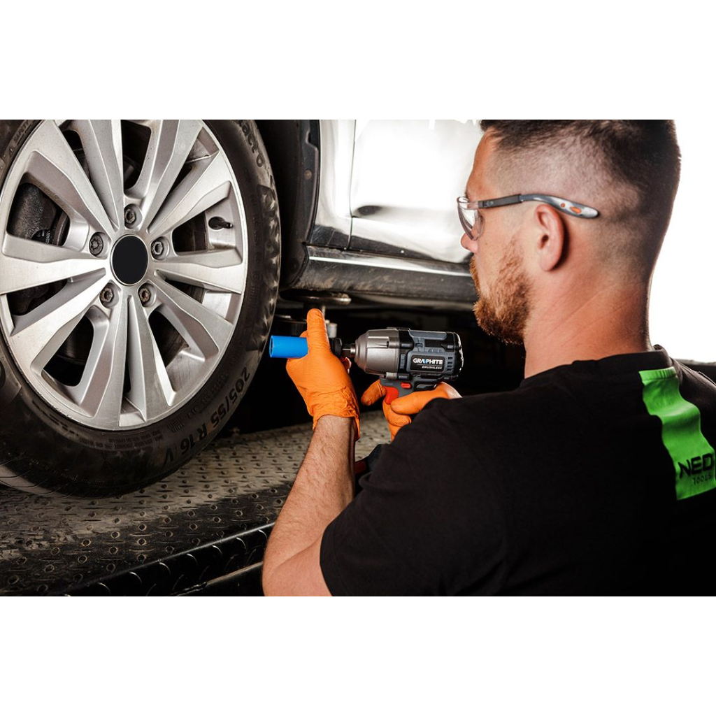 Гайковерт Energy+ 18V, безщітковий, 2600об/хв, 450Нм, 1/2", 3 швидкості, 1.24кг (без АКБ та ЗП) Graphite (58G038) - изображение 5