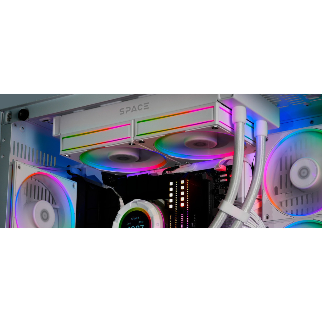 Кулер до корпусу ID-Cooling AF-127-ARGB-W TRIO - изображение 12