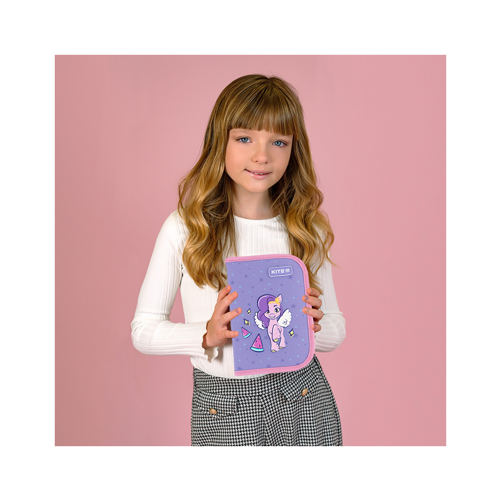 Пенал Kite My Little Pony LP24-622, 1 відділення, 2 відвороти (LP24-622) - зображення 7