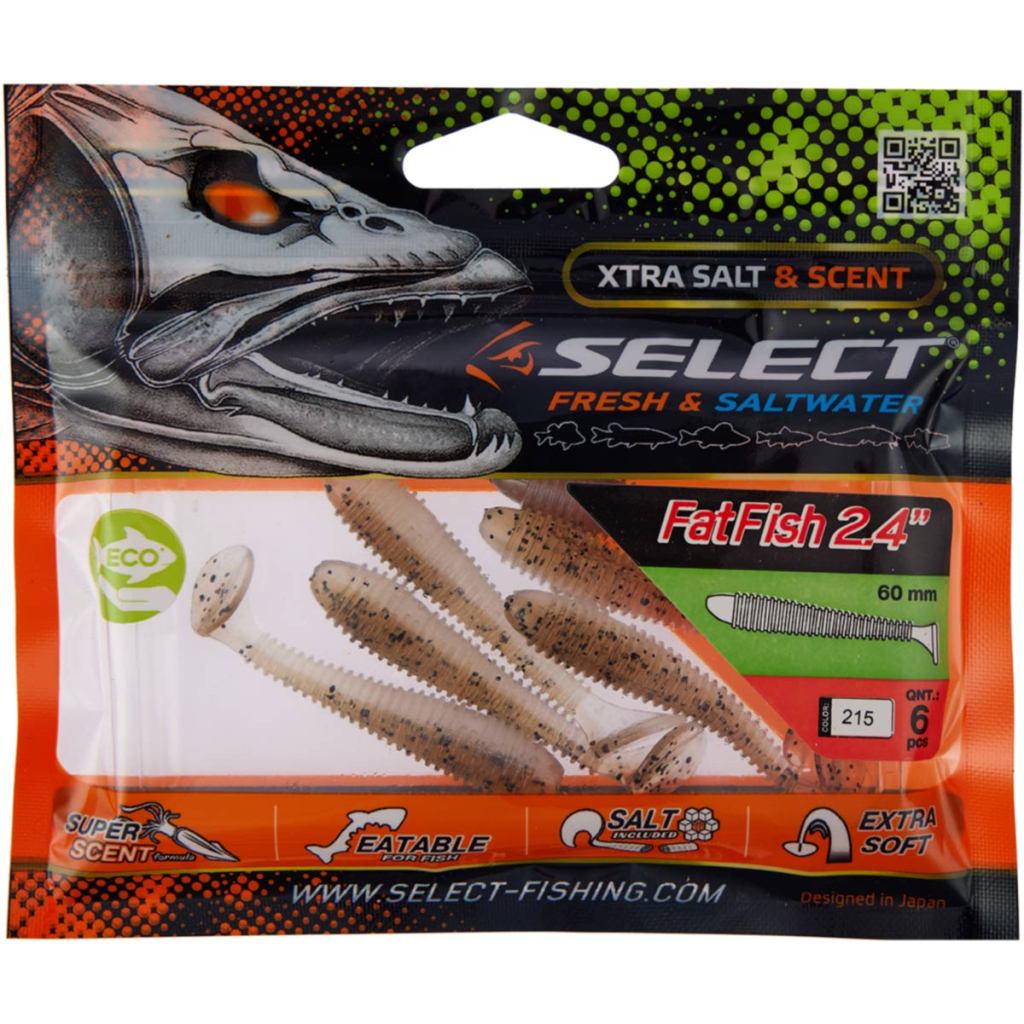 Силікон рибальський Select FatFish 2.4" 215 (6 шт/уп) (1870.71.36) - зображення 2