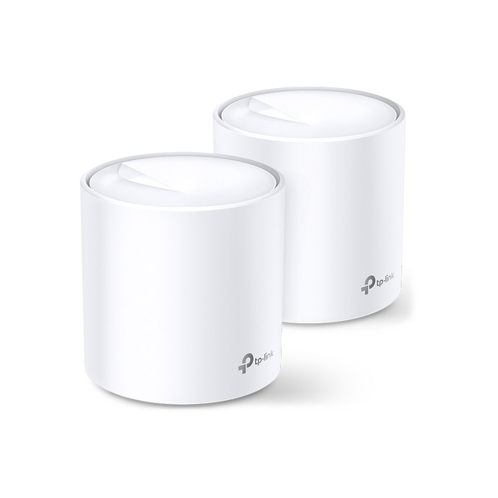 Точка доступу Wi-Fi TP-Link DECO X60 2PK AX3000 1xGE LAN 1xGE WAN MU-MIMO OFDMA MESH (DECO-X60-2-PACK) - зображення 1