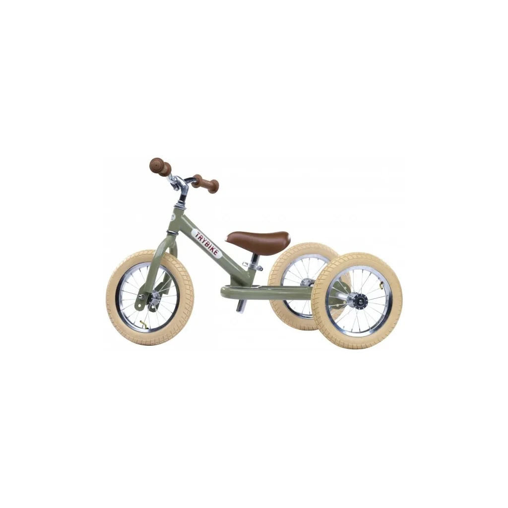 Біговел Trybike триколісний балансуючий оливковий (TBS-2-GRN-VIN+TBS-100-TKV) - зображення 3