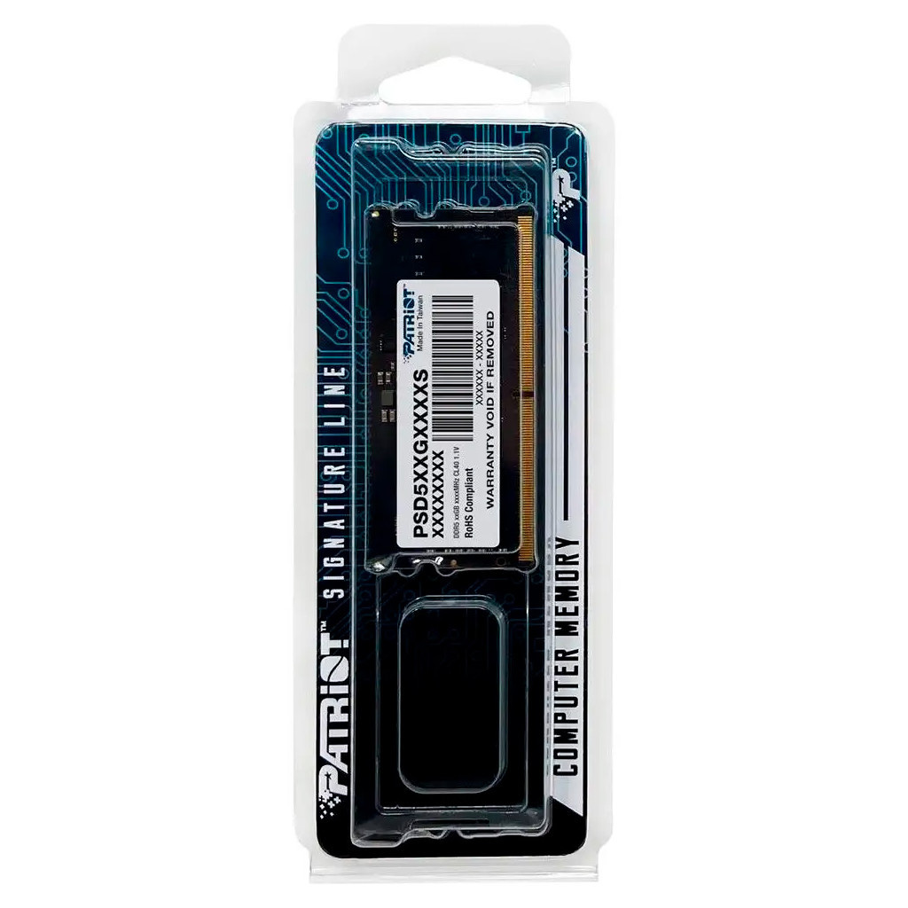 Модуль пам'яті для ноутбука SoDIMM DDR5 8GB 4800 MHz Patriot (PSD58G480041S) - зображення 3