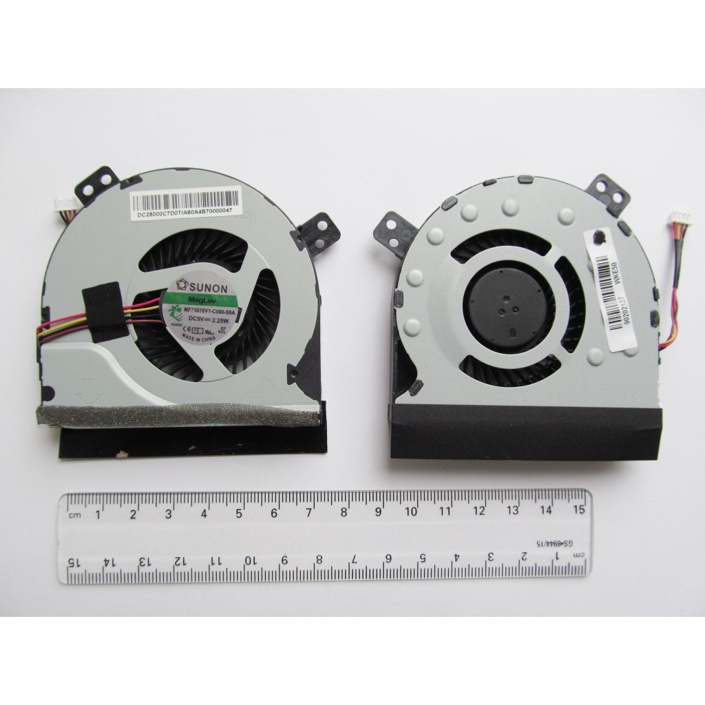 Вентилятор ноутбука Lenovo Z400A/Z500A DC(5V,0.4A) 4pin (DC28000C7S0/KSB06105HB-AI10/MG60090V1-C170-S99) - зображення 1