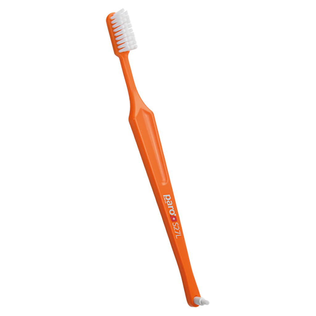 Зубна щітка Paro Swiss S27L м'яка помаранчева (7610458007396-orange) - зображення 1