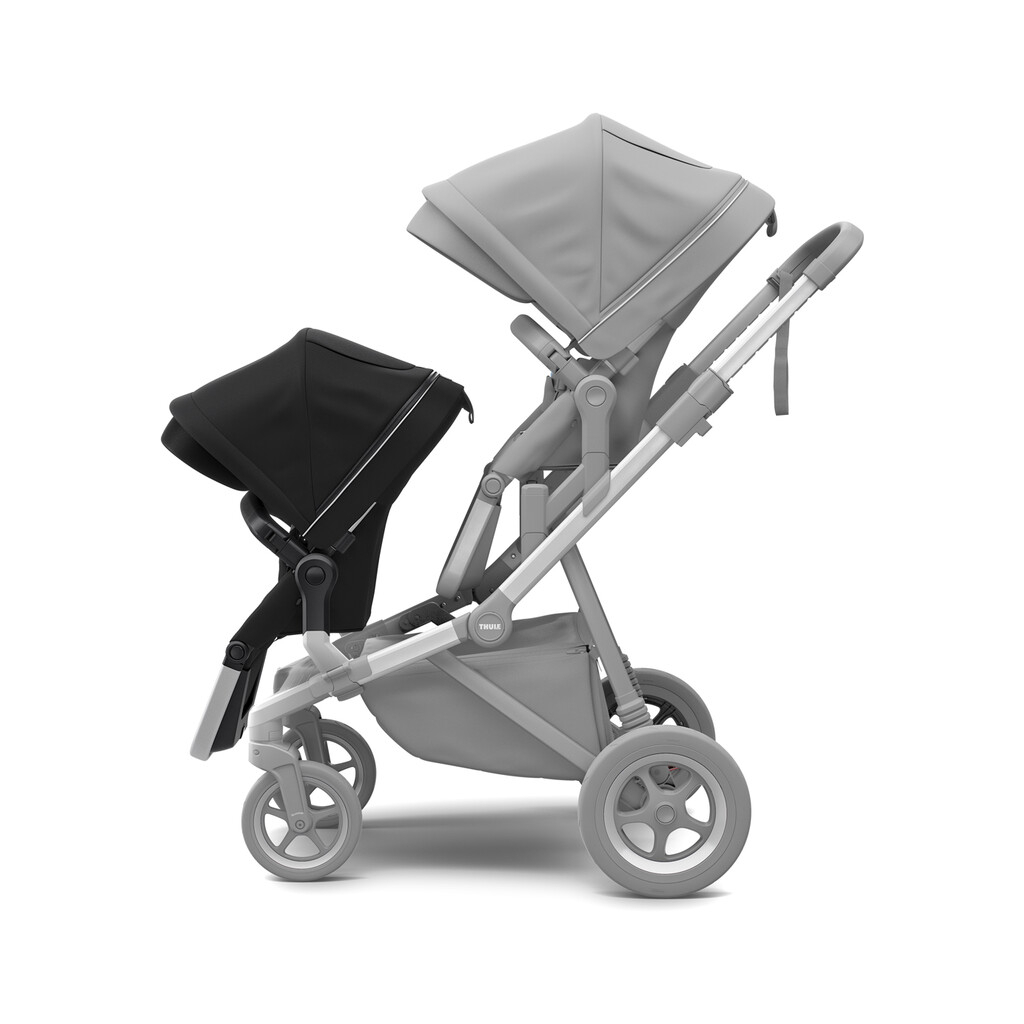 Прогулянковий блок Thule Sleek Sibling Seat Midnight Black on Black (TH 11000212) - зображення 5