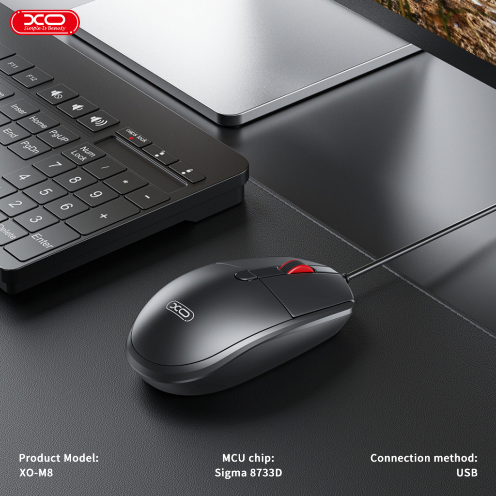 Мишка XO M8 Wireless Black (M8 Black) - зображення 6