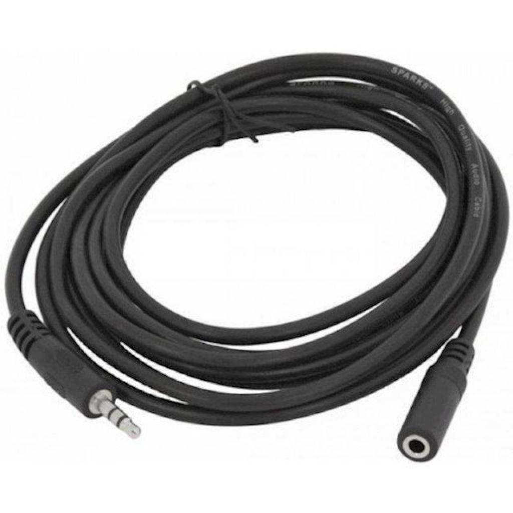 Кабель мультимедійний 3.5mm M to 3.5mm F 1.8m Atcom (16847) - зображення 1