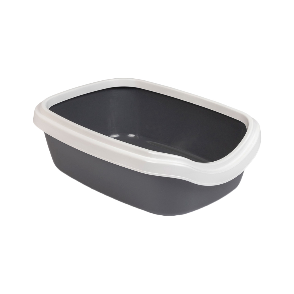 Туалет для котів Природа Comfort М (сірий) (4823082416998) - зображення 1