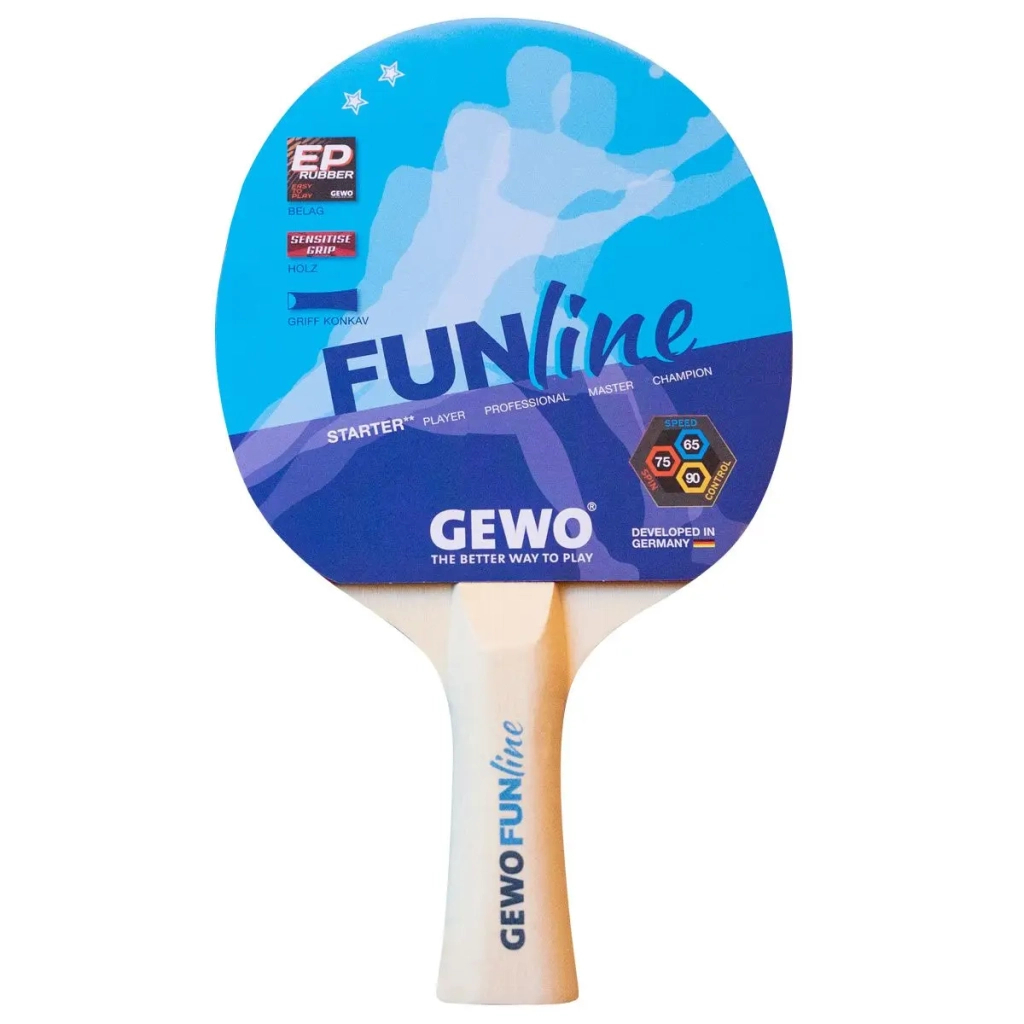 Комплект для настільного тенісу Gewo Double-Fun + сітка Flexx (103360000) (931293) - изображение 4