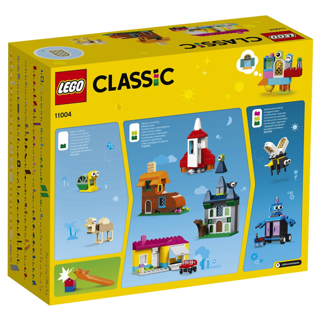 Конструктор LEGO Classic Набір для творчості з вікнами 450 деталей (11004) - зображення 7