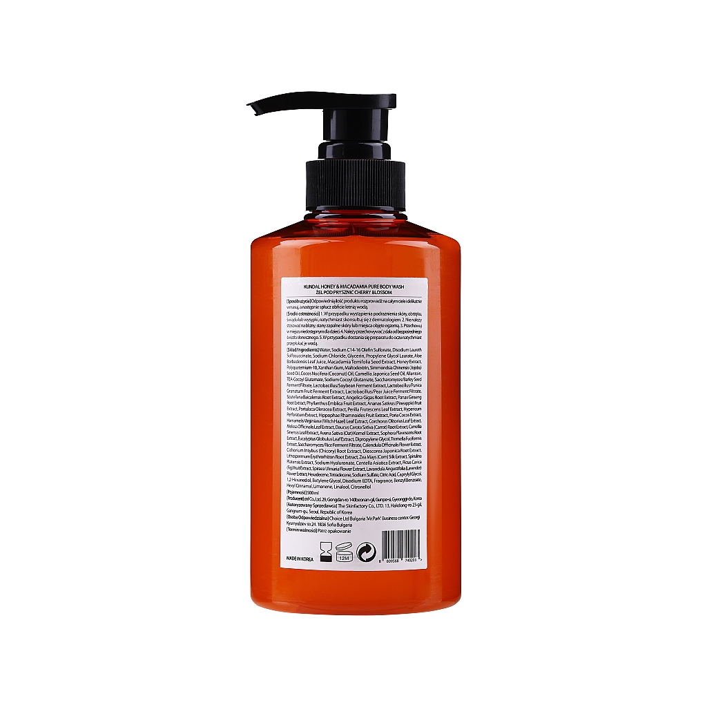 Гель для душу Kundal Honey & Macadamia Body Wash Cherry Blossom 500 мл (8809568740203) - зображення 2