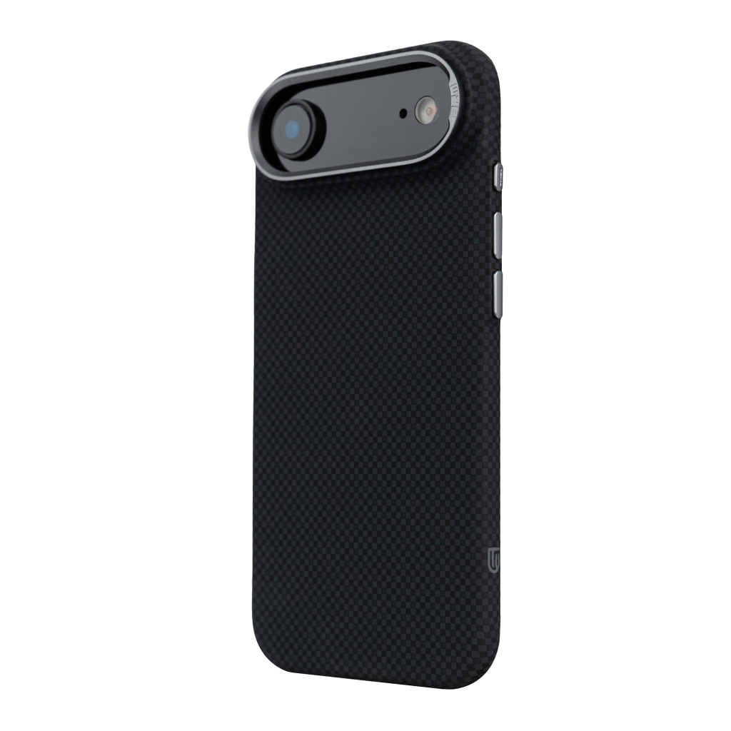 Чохол до мобільного телефона Armorstandart LikeCarbon2 MagCase Apple iPhone 17 Air Kevlar Black (ARM88380) - зображення 5
