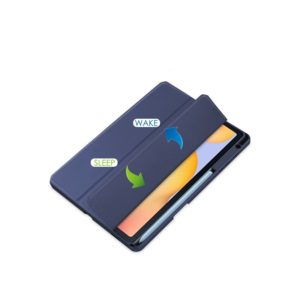 Чохол до планшета BeCover Soft Edge Stylus Mount Samsung Tab S6 Lite (2024) 10.4" P620/P625/P627 Deep Blue (710837) - зображення 6