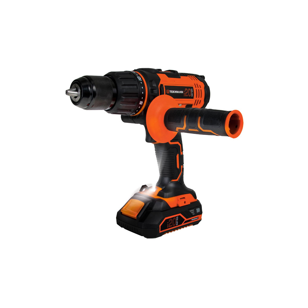 Шуруповерт Tekhmann TCD-60/i20 kit (848394) - зображення 1
