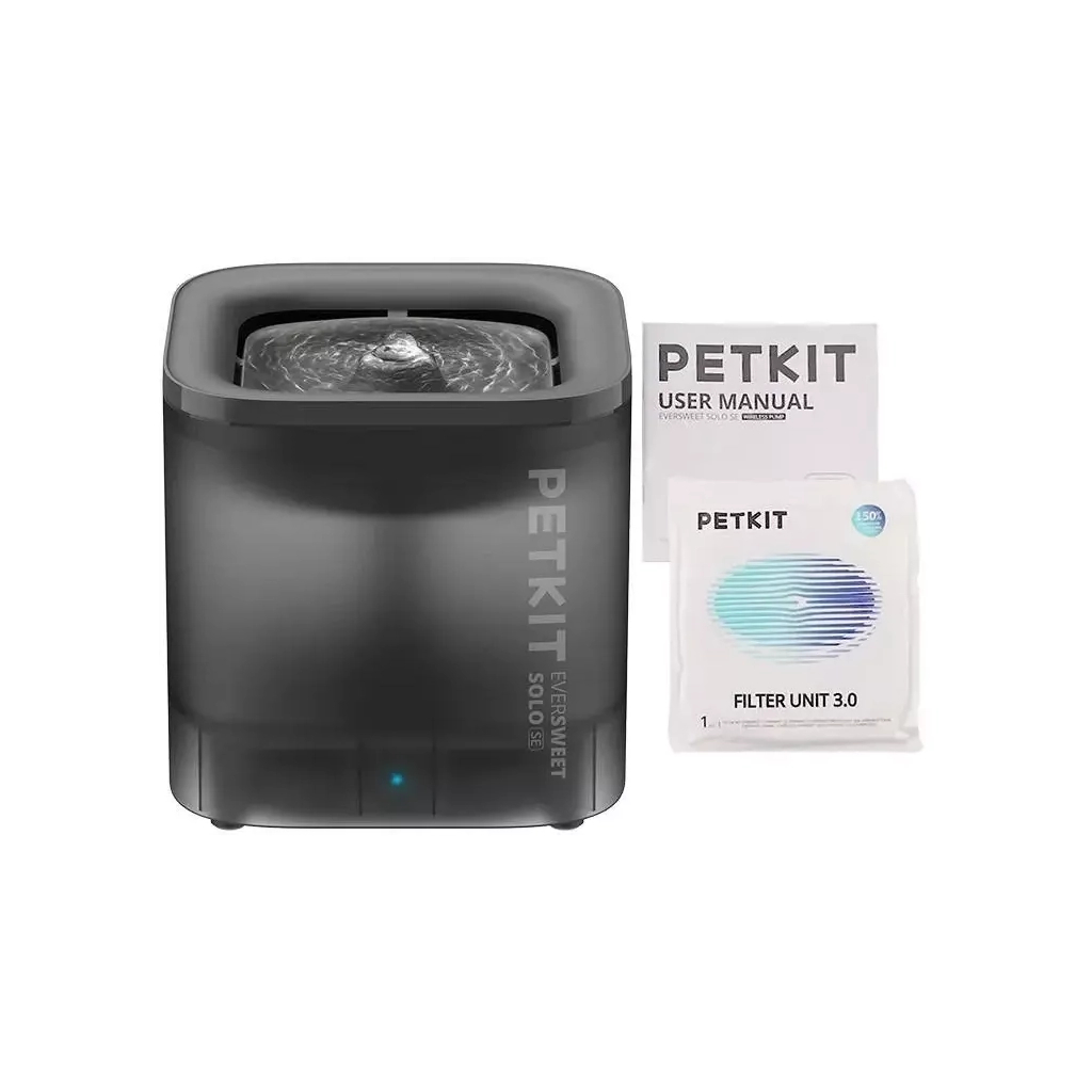 Універсальний посуд для тварин Petkit Поилка Eversweet Solo SE Smart Pet Drinking Fountain (Grey) (733937) - изображение 2