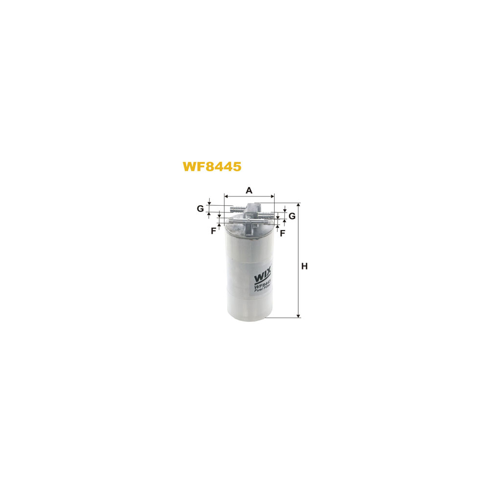 Фільтр паливний Wixfiltron WF8445 - зображення 1