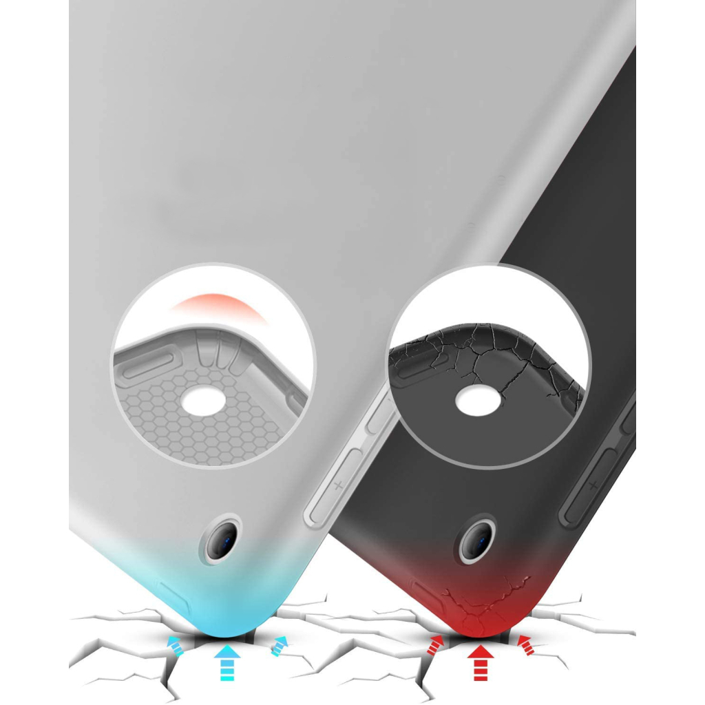 Чохол до планшета BeCover Tri Fold Soft TPU Silicone Apple iPad 9.7 2017/2018 A1822/A1823/A1893/A1954 Gray (706879) - зображення 5