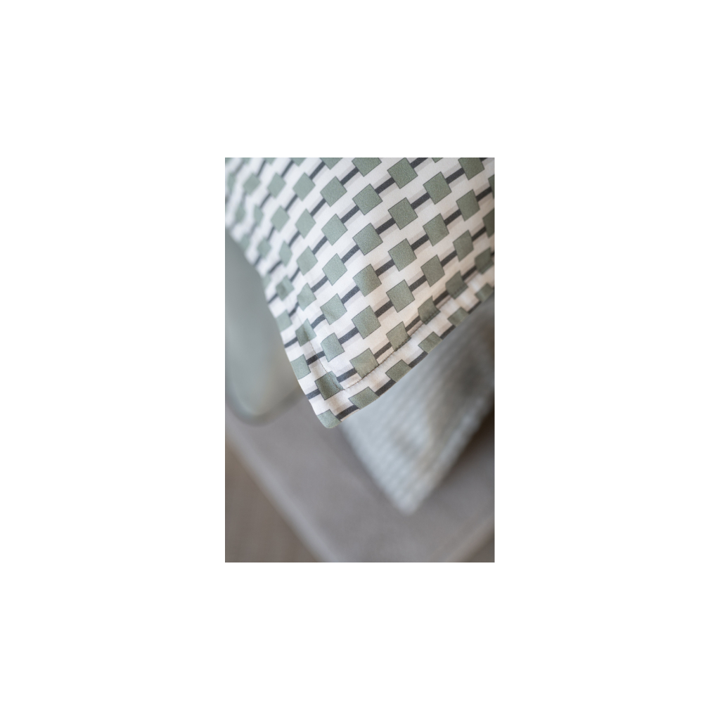 Підковдра Billerbeck DAISY сатин кедрово-зелена 205х225 см (CN3730010UA2 113 AL) - зображення 3