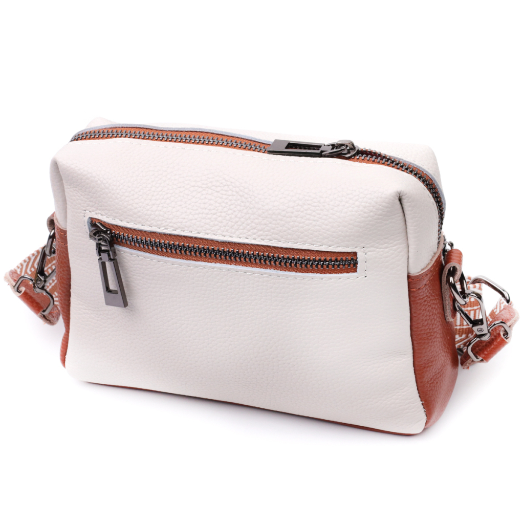 Сумка Vintage З натуральної шкіри Біла (22589) - зображення 2