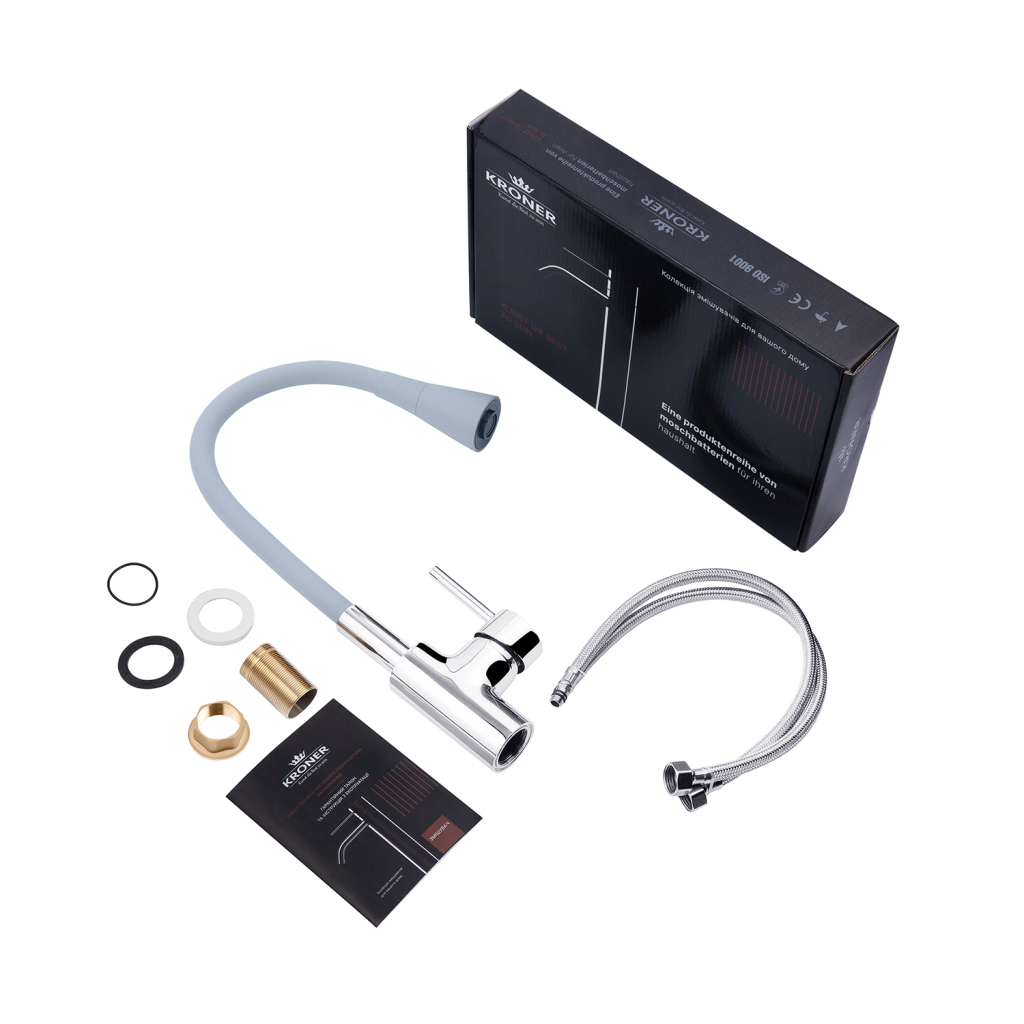 Змішувач Kroner Kuche-C031GRA (CV024336) - зображення 9