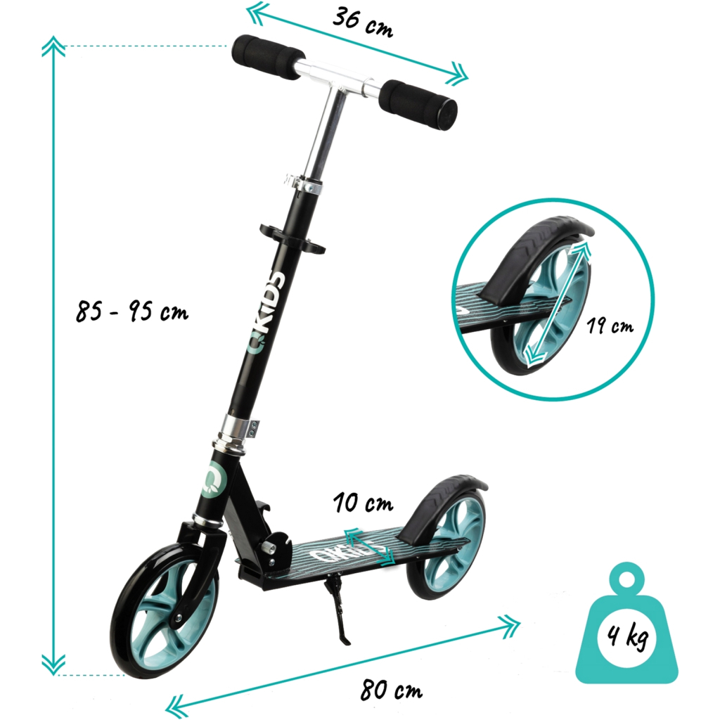 Самокат Qkids Weiss Blue/Black (5900495862235) (KIDS00034) - зображення 9