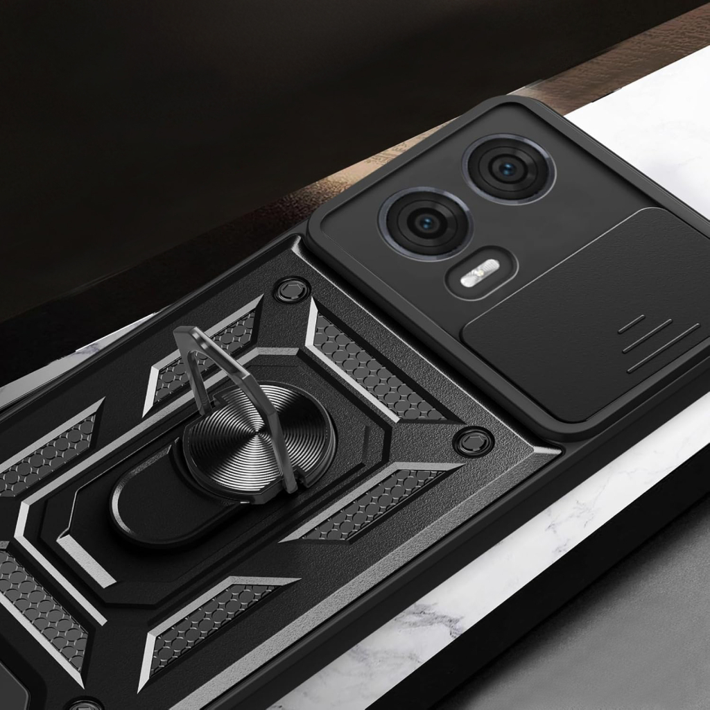 Чохол до мобільного телефона BeCover Military Motorola Edge 50 Fusion Black (712162) - зображення 5