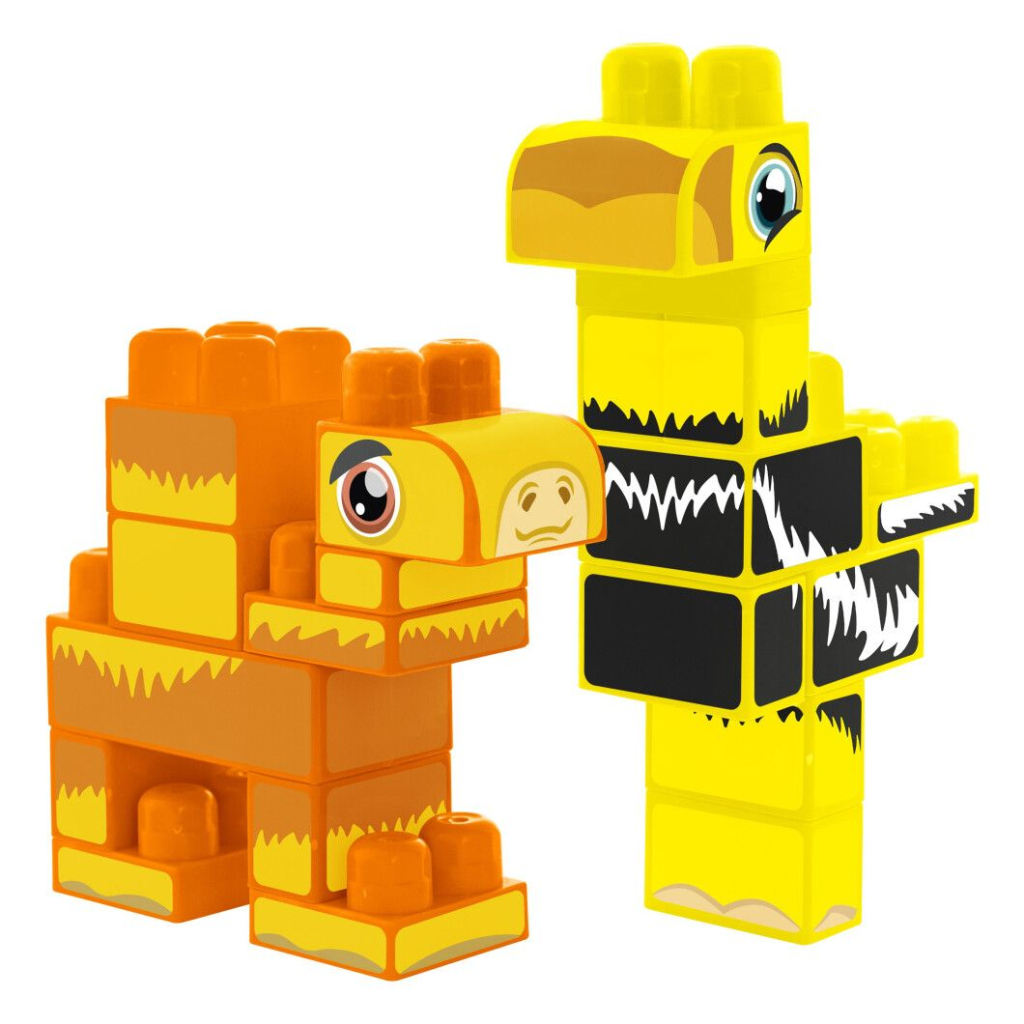 Конструктор Wader Baby Blocks Сафарі - страус та верблюд (41504) - зображення 2